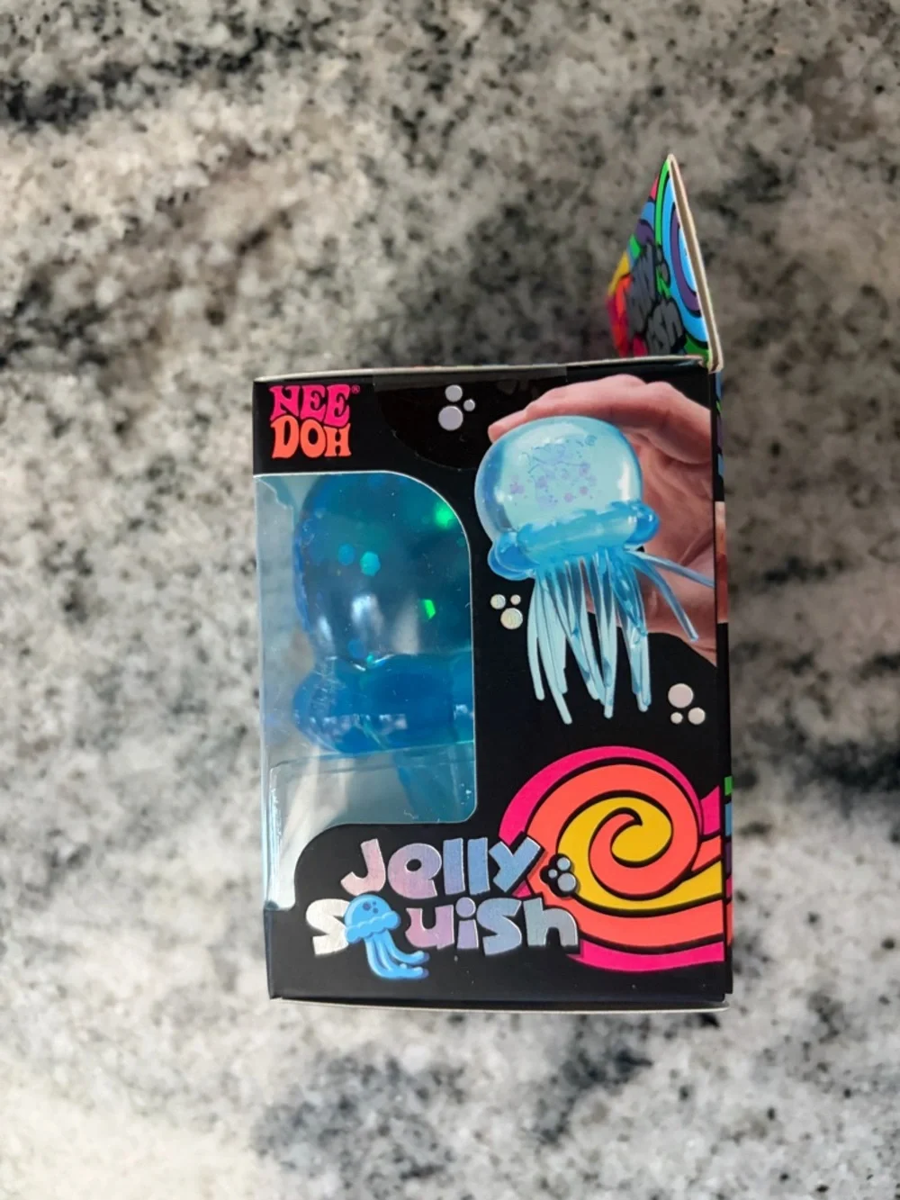 NEE DOH Jelly Squish Squid BLUE 💙 Sealed Viral squishy toy NeeDoh NEW in box RTS